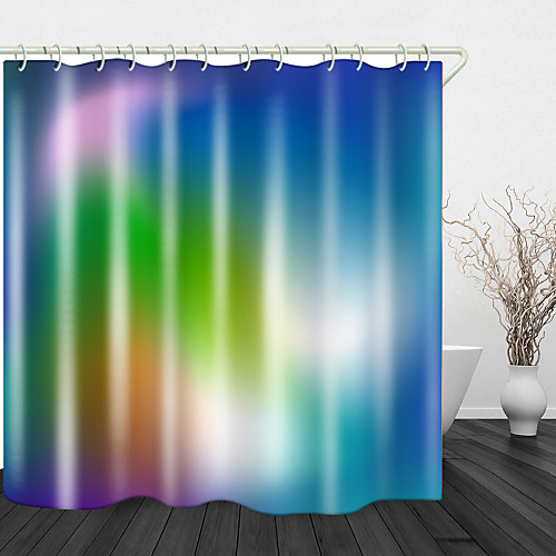

Dream Space Digital Print Waterproof Fabric Shower Curtain for Bathroom Home Decor Covered Bathtub Curtains Liner Includes with Hooks 72 Inch