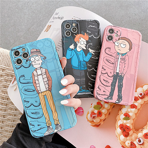 

Phone Cases for Iphone 11pro Max se 2020 Case Rick and Morty Anime Soft Cortex Phone Case Apple Iphone XSmax/XR/8/7 Case Phone Bags