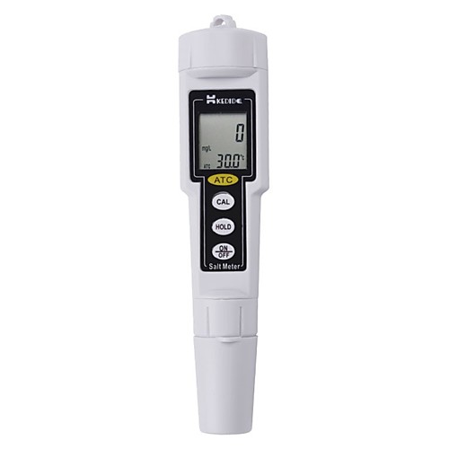 

Salt Meter Digital Salinometer Waterproof Test Range 0-9999mg/L 0-5.0% Water Salinity Tester Brackish CT-3086 CT-3081 CT-3080