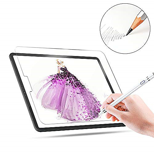 

1pc Paperlike Screen Protector for iPad Pro Screen Protector for Apple iPad Air Drawing High Touch Sensitivity Anti Glare Film Compatible with Apple Pencil & Face ID