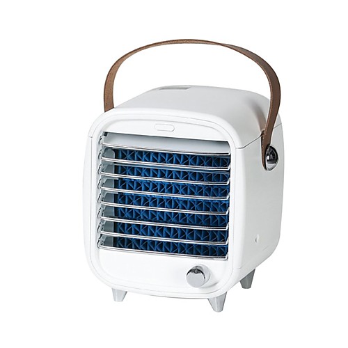 

USB charging portable old time ice cooling fan small desktop air conditioning fan mini cooling fan built-in ice tray