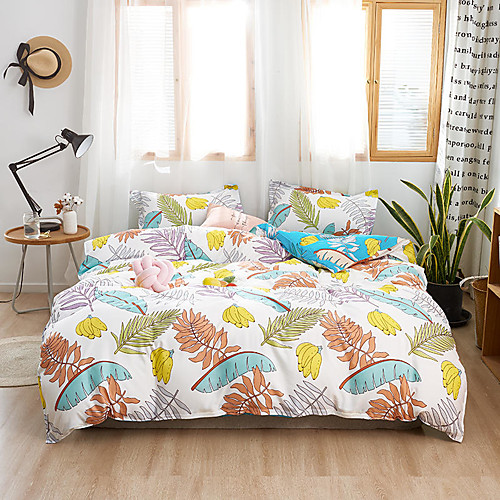 

Duvet Cover Set, Ultra Soft and Easy Care, 4-Piece Duvet Cover Set For Kid's Room