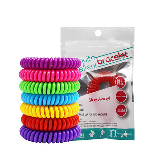 

20pcs Mosquito Repellent Bracelets Mosquito Repellent Wristbands Portable Non Toxic For Home Traveling Indoor Outdoor Adults Kids Teenager Baby