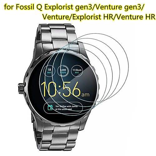

3 PCS Screen Protector for Fossil Q Explorist HR/Venture HR/Explorist gen3/Venture gen3/Venture Watch Tempered Glass Transparent High Definition (HD) Scratch Proof/9H Hardness