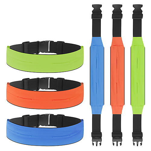 

Running Belt Fanny Pack Belt Pouch / Belt Bag for Running Hiking Outdoor Exercise Traveling Sports Bag Adjustable Waterproof Portable Polyester Men's Women's Running Bag Adults