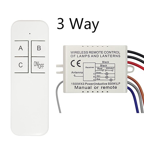 

OEM Other 220V 3 Way KT18FD103 ABS White