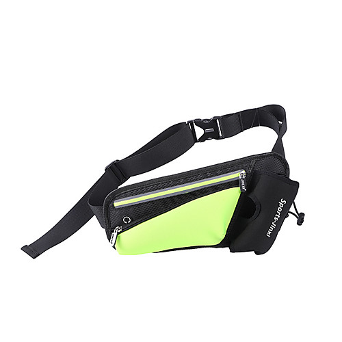 

Running Belt Fanny Pack Belt Pouch / Belt Bag for Running Hiking Outdoor Exercise Traveling Sports Bag Adjustable Waterproof Portable with Water Bottle Holder Waterproof Material Men's Women's