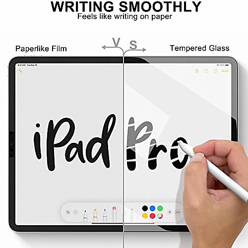 

2pcs Paperlike Screen Protector for iPad 9.7 iPad Pro iPad Air Screen Protector Compatiable with Apple Pencil Anti Glare Painting Screen Protector for iPad iPadmini