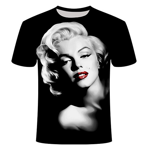 

Women's Portrait T-shirt Daily Black