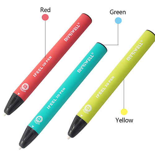 

myriwell 3d pen 3d touch sensing pen usb charging 3d printer pen or 25m PCL filament or power supply birthday gift for kids toys
