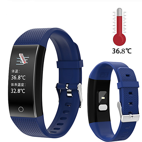 

QW18T Smart Band Body Temperature Watch Fitness Tracker Bracelet Waterproof Sport Pedometer Fitness Blood Pressure tracker