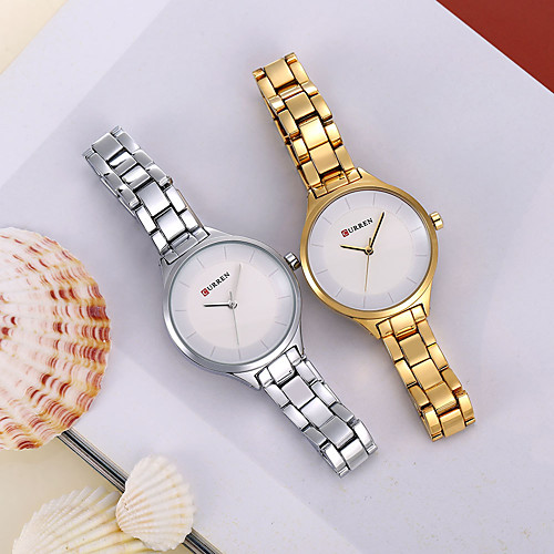 

Women's Quartz Watches Fashion Black Rose Gold Alloy Chinese Quartz Rose Gold GoldenBlack GoldenWhite Casual Watch 30 m Analog One Year Battery Life