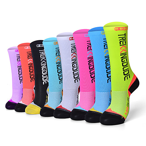 

Compression Socks Athletic Sports Socks Cycling Socks Boys' Girls' Bike / Cycling Warm Quick Dry Breathable 1 Pair Winter Chinlon Lycra White Black Purple XS S M / Athleisure / Kid's