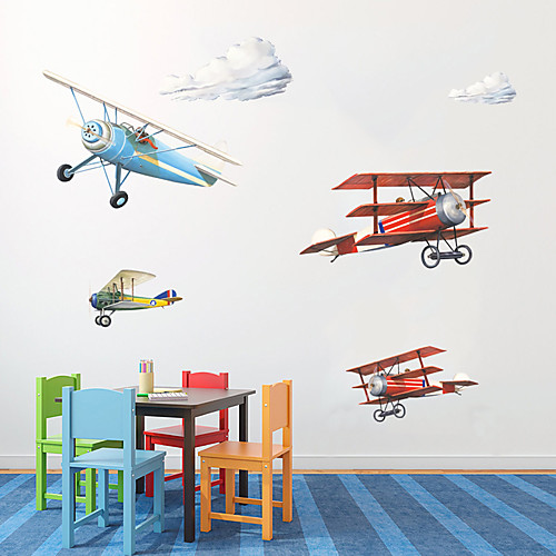 

Planes Wall Stickers Plane Wall Stickers Decorative Wall Stickers PVC Home Decoration Wall Decal Wall Window Decoration 1pc