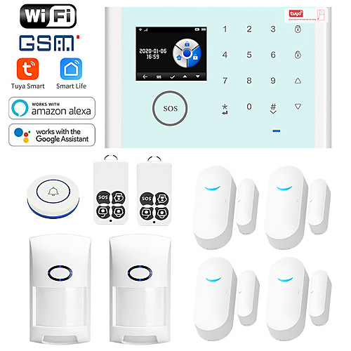 

Home Alarm Systems / Alarm Host / Door & Window Sensor GSM WIFI iOS / Android Platform GSM WIFI Wireless Keyboard / SMS / Phone 433 Hz for Park / Kitchen