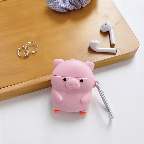 

3D Cartoon pig Earphone Cases for AirPods 2 Case Cute Cartoon for Apple Air Pods Protect Cover for Earpods Silica gel Case