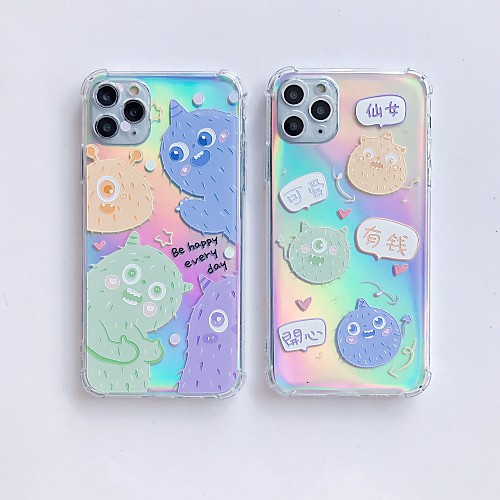 

Case For Apple iPhone 11 / iPhone 11 Pro / iPhone 11 Pro Max Shockproof Back Cover Cartoon TPU
