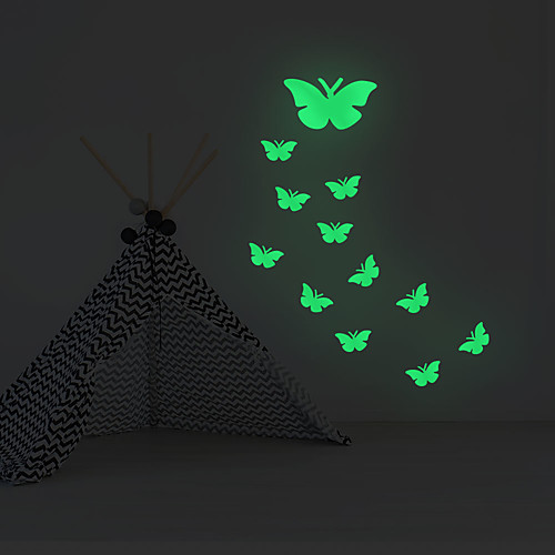 

Luminous Stickers Butterfly Home Background Decoration Removable Stickers 1826CM