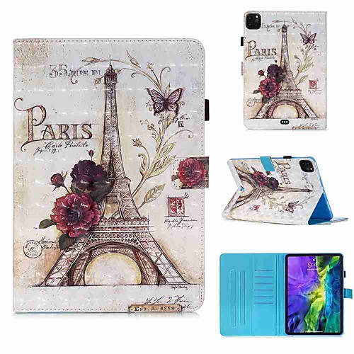 

Case For Apple iPad Pro 11''(2020) / iPad 2019 10.2 / Ipad air3 10.5' 2019 Wallet / Card Holder / with Stand Full Body Cases 35 Tower PU Leather / TPU for iPad Air / iPad 4/3/2 / iPad (2018)