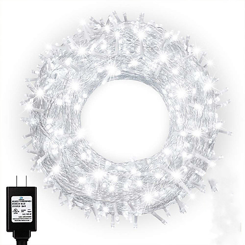 

25m String Lights 200 LEDs Dip Led 1 13Keys Remote Controller 1 set Warm White Natural White Halloween Christmas Waterproof Decorative Christmas Wedding Decoration 110-240 V