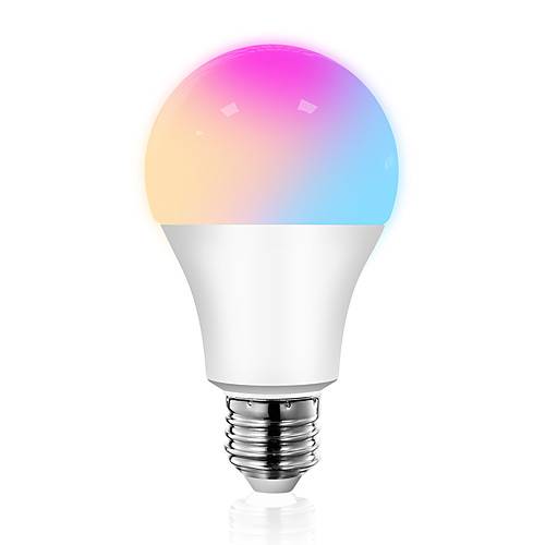 

Smart Life APP 9W 850LM Smart WiFi Bulb LED RGBCW Color Changing work with Alexa and Google Home Assistant No Hub Required A19 Multicolor Light