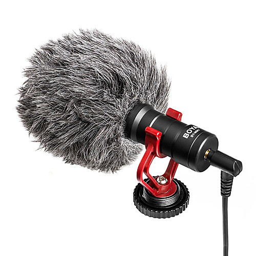 

BOYA BY-MM1 Video Record Microphone for DSLR Camera Smartphone Osmo Pocket Youtube Vlogging Mic for iPhone Android DSLR Gimbal