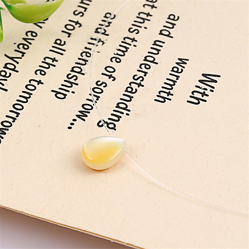 

Women's Pendant Necklace Necklace Artistic Unique Design Natural Elegant Pearl White Black Blushing Pink Gold 40 cm Necklace Jewelry For Prom Birthday Party Beach Festival