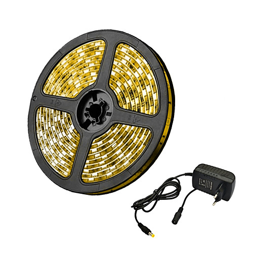 

2.5m Flexible LED Light Strips Light Sets Tiktok Lights 150 LEDs 5050 SMD 10mm 1 x 12V 1A Adapter Warm White White Waterproof Cuttable Self-adhesive 100-240 V 1 set IP65