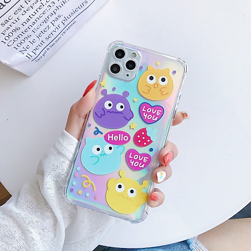

Case For Apple iPhone 11 / iPhone 11 Pro / iPhone 11 Pro Max Shockproof Back Cover Cartoon TPU