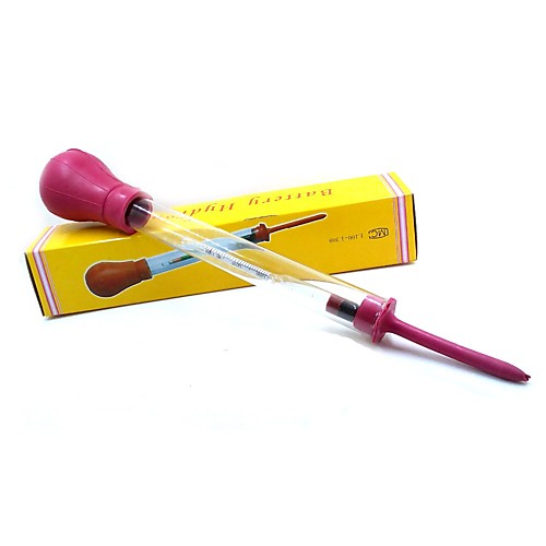 

Battery electric density meter tester gravidness suction Battery Hydrometer Tester Acid Electrolyte Lead Flooded 1.100-1.300