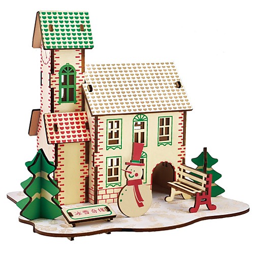 

3D Puzzle Paper Model Model Building Kit Castle Famous buildings DIY Classic Unisex Toy Gift