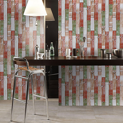 

Simulation Fir Pattern Floor Stickers Color Wall Stickers Pvc Waterproof And Wear-resistant Thick Stickers