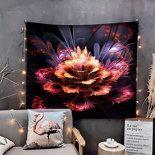 

Home Living Tapestry Wall Hanging Tapestries Wall Blanket Wall Art Wall Decor Flower Moon Tapestry Wall Decor