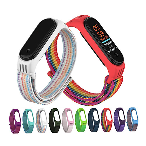 

Replaceable Nylon Bracelet Watch Band for Xiaomi Mi Band 4 / Xiaomi Mi Band 3 Strap Nylon Silicone Sport Wristband Strap for Xiaomi Mi Band 4