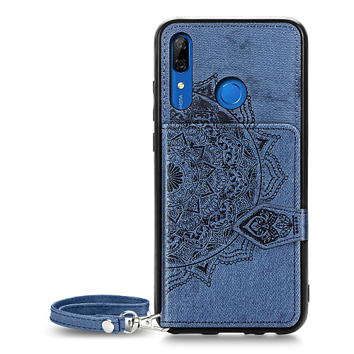 

Case For Huawei Huawei nova 4e / Huawei P30 / Huawei P30 Pro Wallet / Card Holder / Pattern Back Cover Flower Oxford Cloth