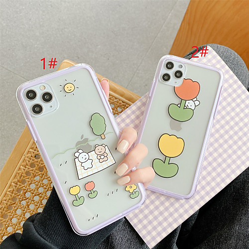 

Hard PC Flower Protection Cover for Apple iPhone Case 11 Pro Max X XR XS Max 8 Plus 7 Plus SE(2020)