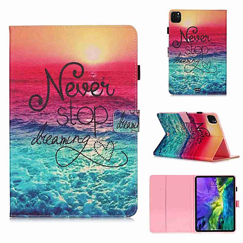 

Case For Apple iPad Pro 11''(2020) / iPad 2019 10.2 / Ipad air3 10.5' 2019 Wallet / Card Holder / with Stand Full Body Cases Dream Catcher PU Leather / TPU for iPad Air / iPad 4/3/2 / iPad (2018)