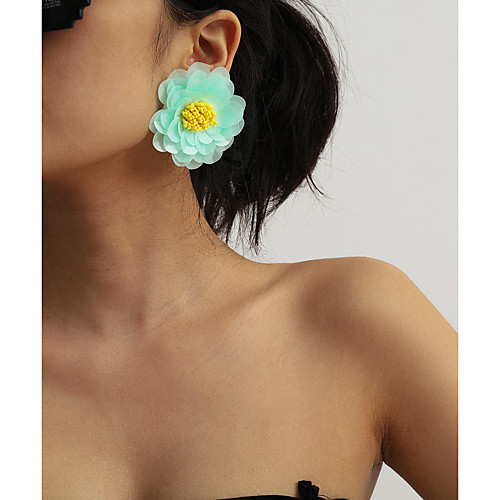 

Women's Stud Earrings Sweet Boho Earrings Jewelry Green For Party Evening Beach