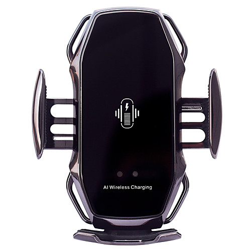 

Phone Holder for Car Automatic Clamping IR Intelligent Wireless Car Charger Mount Car Charger Holder 15W Fast Charging for iPhone Xs Max/XR/X/8/8Plus Samsung S10/S9/S8/Note 8