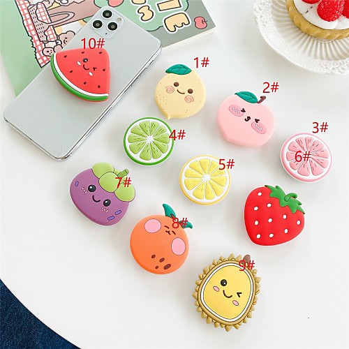 

Phone Holder & Stand Finger Mount Adjustable / 360Rotation Fruit Ring Holder
