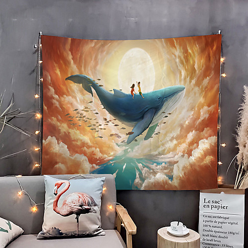 

Home Living Tapestry Wall Hanging Tapestries Wall Blanket Wall Art Wall Decor Flower Moon Tapestry Wall Decor