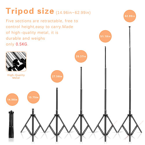 

LITBest Outdoor Mount Stand Holder Tripod / Foldable / Adjustable Stand Adjustable / 360°Rotation ABS Holder