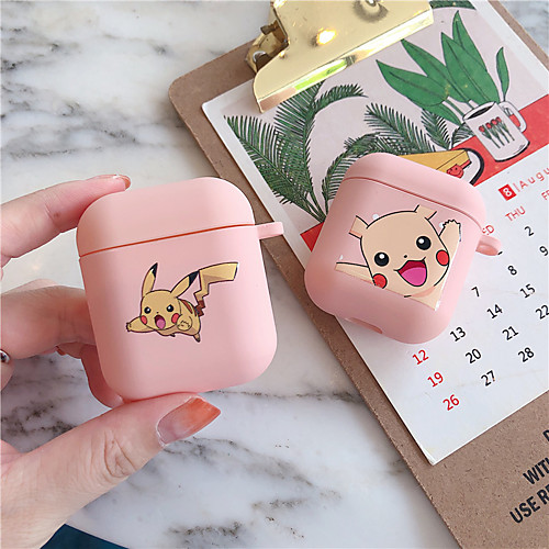 

Pokemon Pikachu Wireless Bluetooth Earphone Case For Apple AirPods Silicone Headphones Cases For Airpods1/2 Protective Cover
