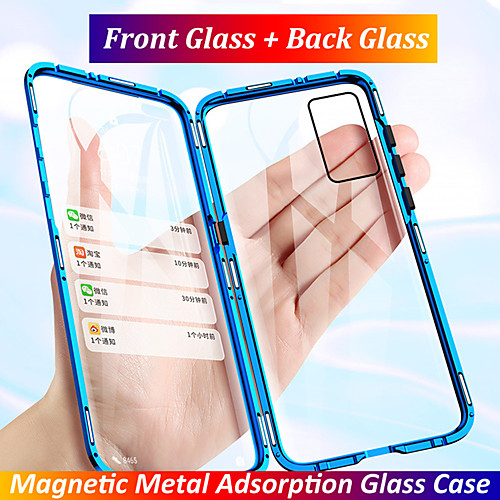 

Magnetic Metal Double Side Tempered Glass Phone Case for Huawei P40 P40 Lite P40 Pro P30 P30 Lite P30 Pro Honor X10 Honor 30 Honor 30S Honor 30 Pro 9X 9X Pro 20 20 Pro