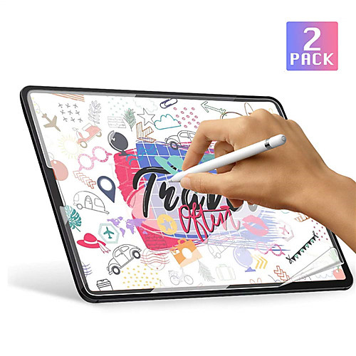 

2pcs Paperlike Screen Protector for iPad Pro Screen Protector for Apple iPad Air Drawing High Touch Sensitivity Anti Glare Film Compatible with Apple Pencil & Face ID