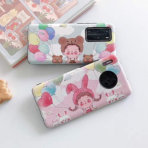 

Case For Huawei Huawei Nova 4 Huawei nova 4e Huawei P40 Shockproof Back Cover Cartoon TPU