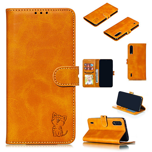 

Case For Xiaomi Xiaomi 9T/9T Pro/CC9/CC9E/9 Lite/10/10 Pro Card Holder / Shockproof / Flip Full Body Cases Solid Colored PU Leather / TPU