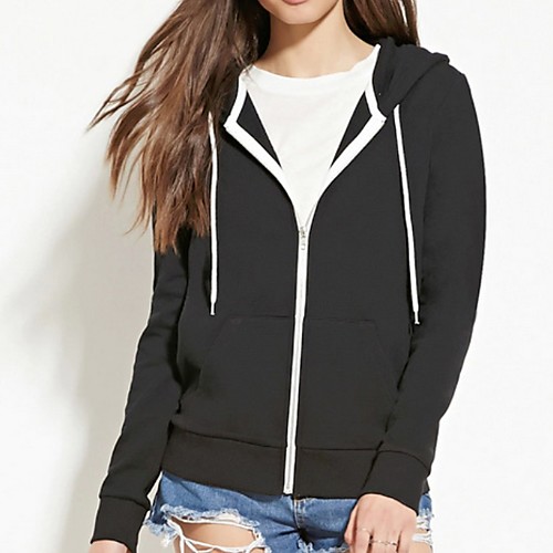 

Women's Hoodie Solid Colored Basic White Black Blue Red Green Royal Blue S M L XL XXL XXXL