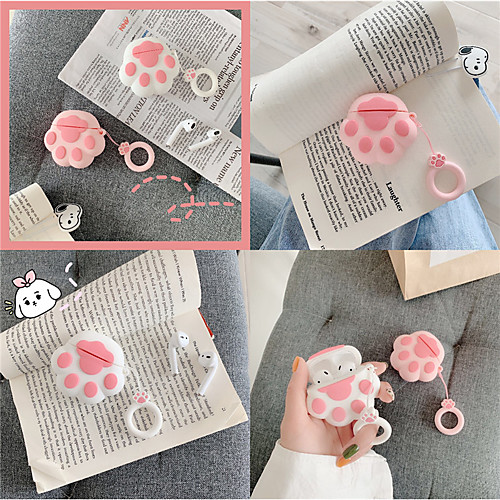 

Cartoon Cat's Paw Wireless Bluetooth Earphone Case For Apple AirPods Case Cute Silicone Headphones Cases On Air Pods 2 1 Cover