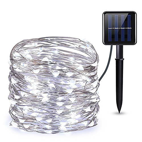 

10M 100LEDs Solar LED String Lights 8 Function Outdoor Waterproof Fairy Lights Garden Christmas Wedding Birthday Party Solar Light Decoration